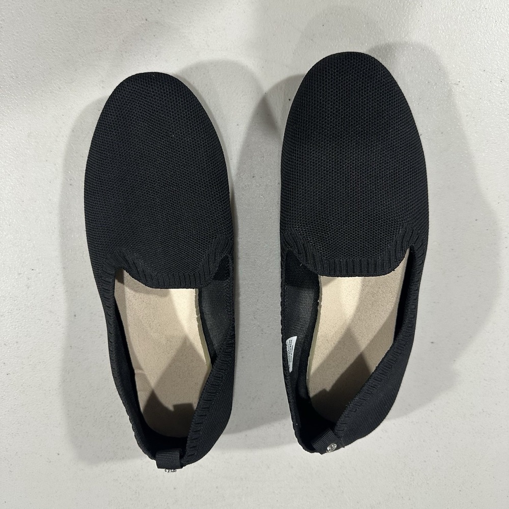 Danskin Dream Womens Slip-on Ballet Flats Shoes Black 8 Casual Comfort